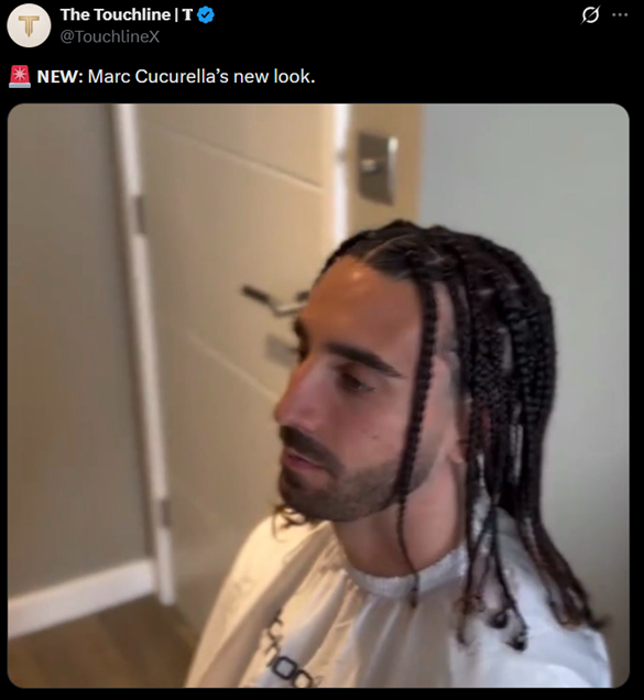 Marc Cucurella i jego NOWA FRYZURA!